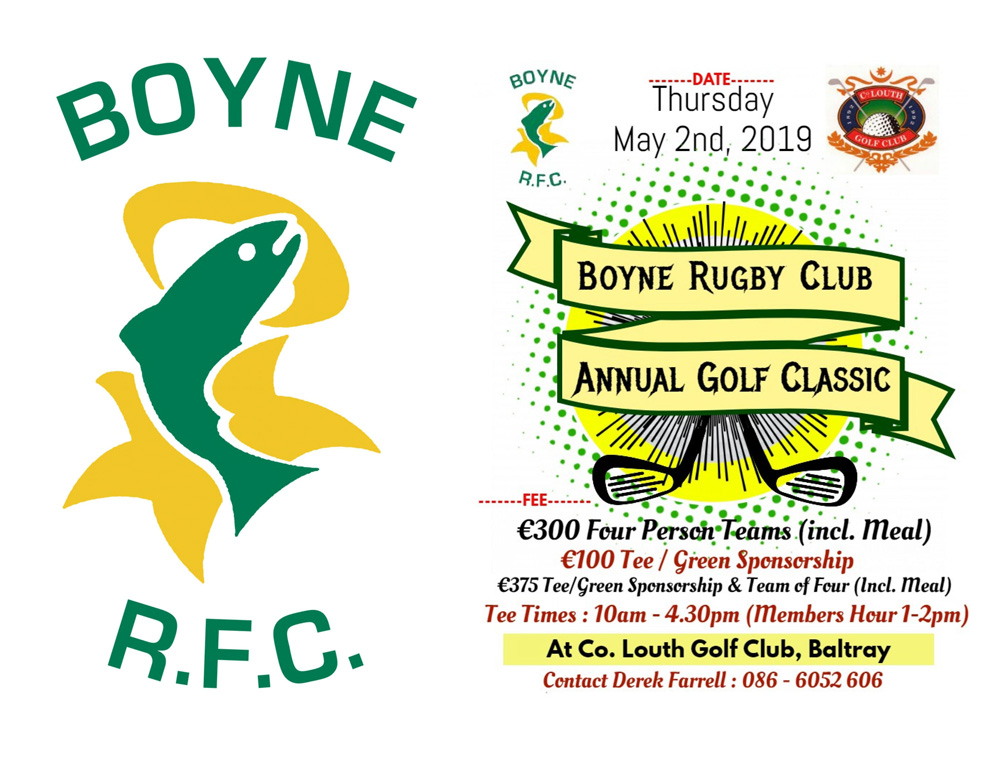 Boyne Rugby Club - Annual Golf Classic